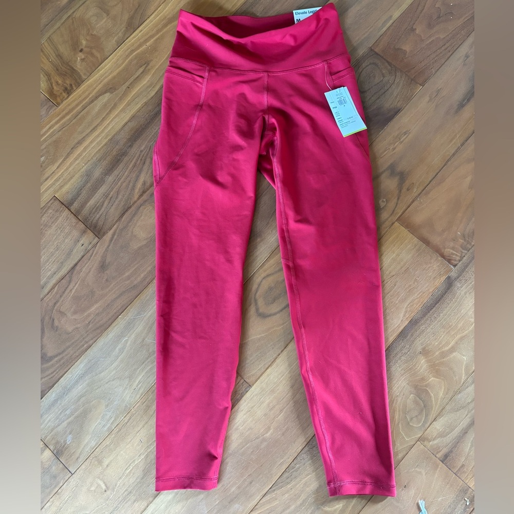 Old Navy Cherry Red 7/8 leggings